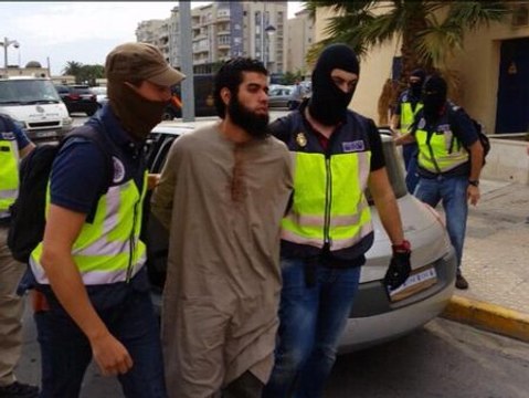 Desmantelada en Melilla y Nador una célula terrorista que enviaba yihadistas al grupo Estado Islámico