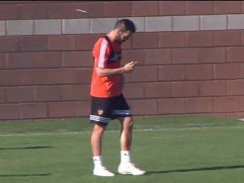 Negredo evoluciona favorablemente de su lesión