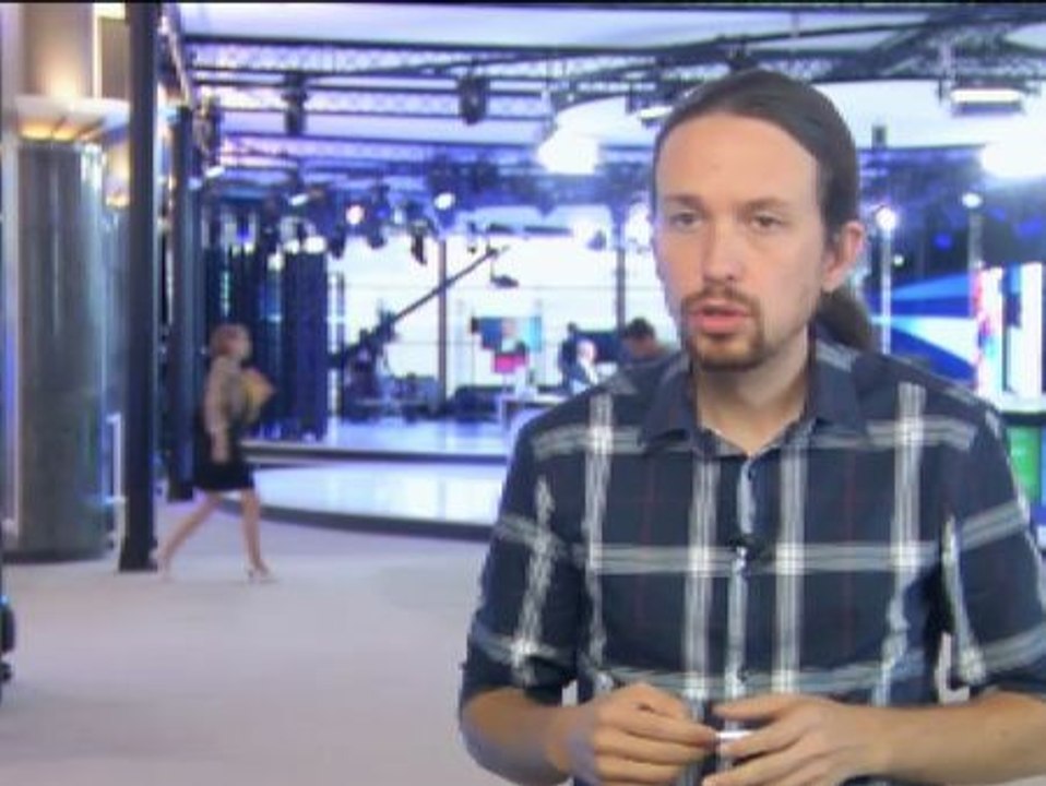 Iglesias: "Botín representa el excesivo poder político y económico de los bancos que tiene que ver con el desastre económico"