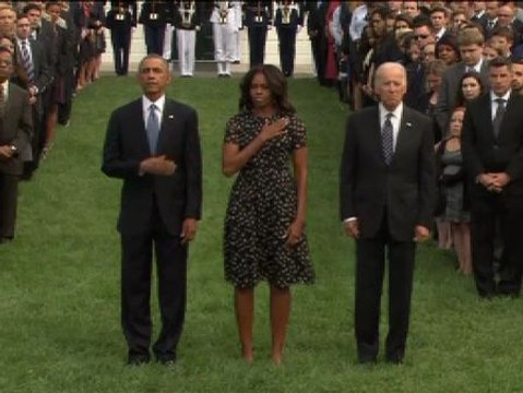 Minuto de silencio en la Casa Blanca por los fallecidos del 11-S