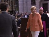 Rajoy y Merkel visitan la catedral de Santiago
