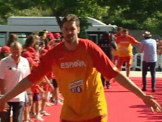 Presentación de la selección española de baloncesto