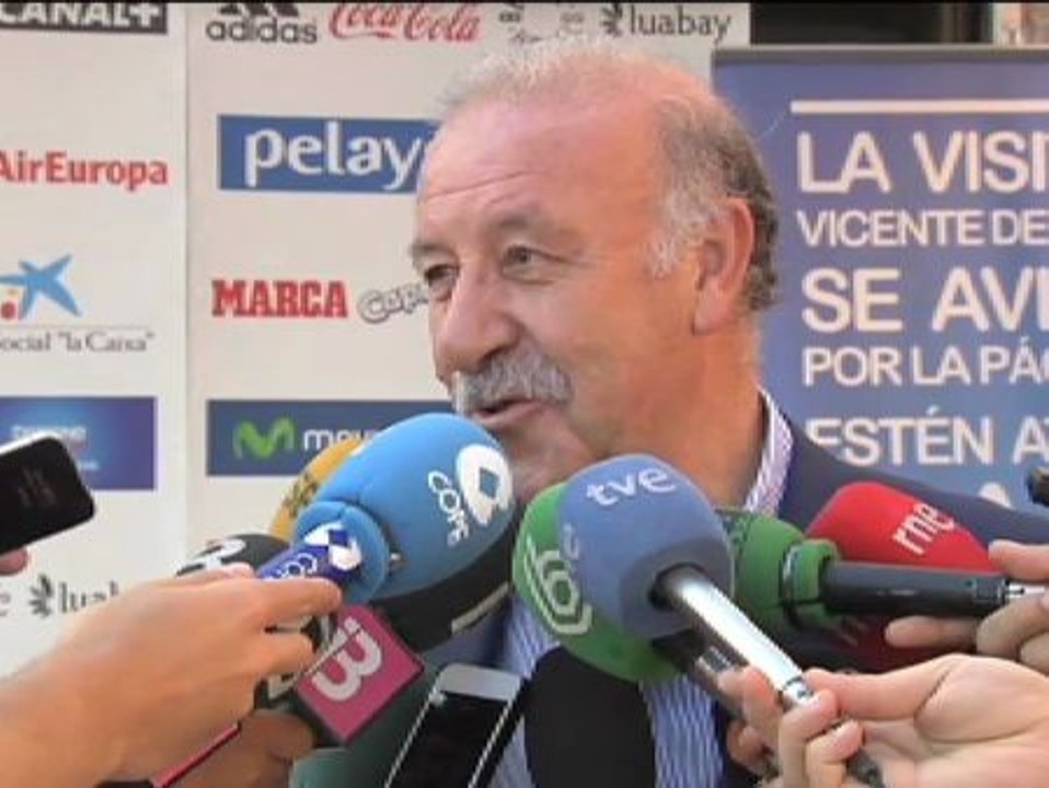 Del Bosque: "Tenemos el respeto y la consideración de toda la gente que rodea el fútbol"