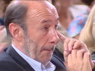 Lágrimas después de toda una vida al servicio del PSOE