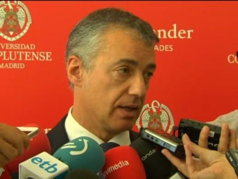 Urkullu invita a Rajoy a un trabajo conjunto y compartido en materia de política penitenciaria