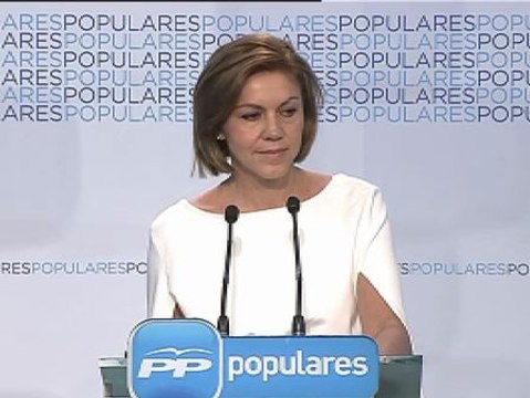 Cospedal considera clarificador el vínculo de Pablo Iglesias con Herrira