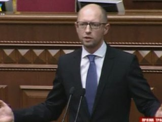 Dimite Yatseniuk, primer ministro de Ucrania