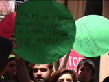 Escrache a Cañete en Asturias en protesta por los desahucios