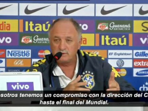 Scolari se aferra al cargo: Tenemos un compromiso con la CBF hasta el final del Mundial