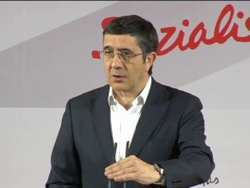 Patxi López: "Los nuevos tiempos exigen nuevas caras"