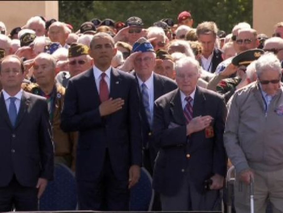 Todo el protagonismo del 70 aniversario del desembarco de Normandía para los veteranos
