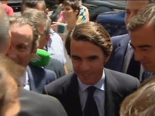 Скачать видео: Aznar apoya a Arias Cañete