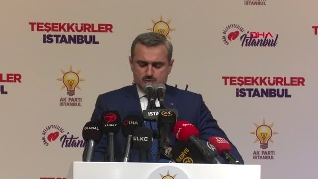 AK Parti İl Başkanı Şenocak: İstanbul'da Sonuç AK Parti ve Sayın Binali Yıldırım'dır