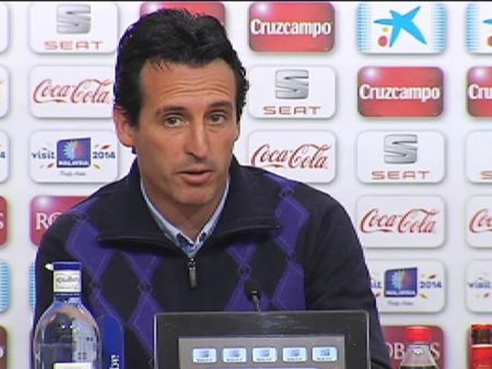 Unai Emery: "Es mejor no sacar la cabeza hacia fuera"