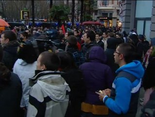 La Policía disuelve sin incidentes la concentración contra la monarquía en Madrid
