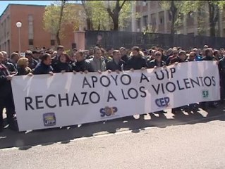 Nueva protesta de policías para mostrar su malestar por el dispositivo del 22M