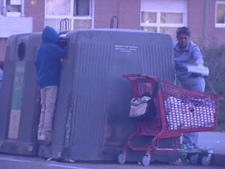 La vida de Alín, entre contenedores de papel