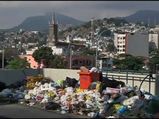 Huelga de basureros en Rio de Janeiro