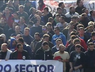 Tensión entre policía y pescadores en A Coruña