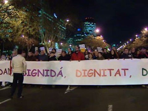 Las marchas de la dignidad celebran una asamblea nocturna en la Puerta del Sol