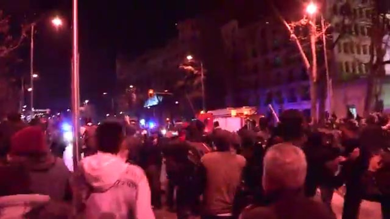 22M Batalla campal tras la Marcha de la Dignidad