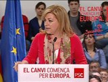 El PSOE inicia la precampaña a las europeas en Cataluña
