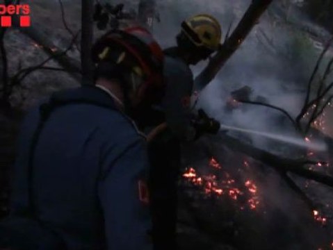 El incendio de Vall-llobrega ha quemado de momento más de 300 hectáreas