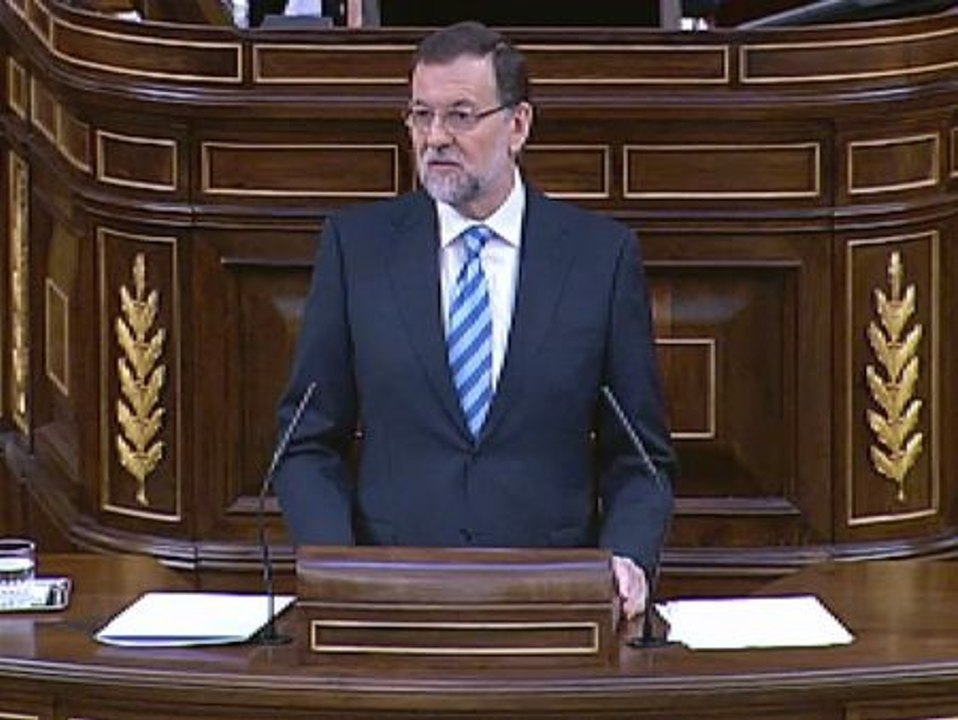 Rajoy: "Por primera vez en toda la crisis podemos decir que hay menos parados que hace un año"