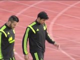 Primer entrenamiento de Diego Costa con la selección