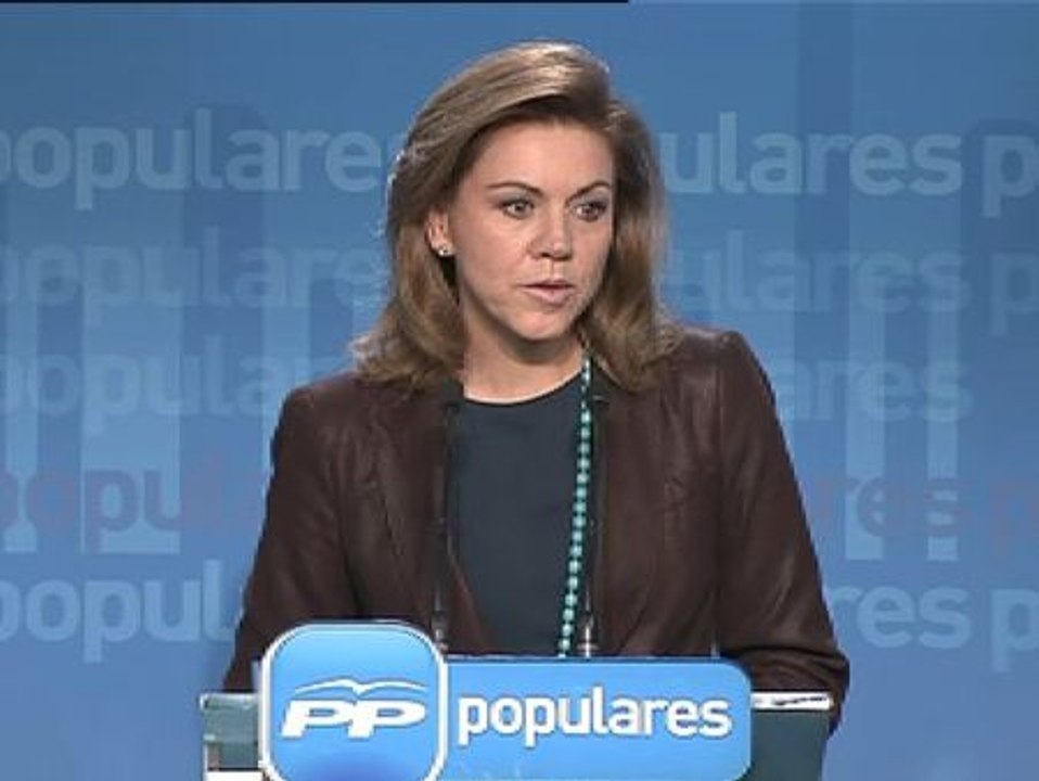 Cospedal sobre los verificadores: "Es una tomadura de pelo a todos los españoles"