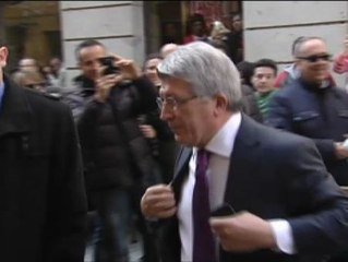 Enrique Cerezo y Florentino Pérez comen juntos horas antes del derbi madrileño