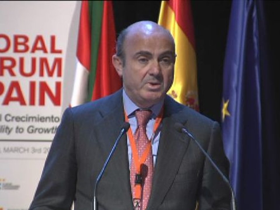 De Guindos: "No estamos en una recuperación en falso, España será capaz de generar empleo"