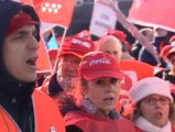 Los trabajadores de Coca-Cola se manifiestan contra el ERE