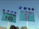 Multitudinaria marcha en Ibiza contra las prospecciones petrolíferas