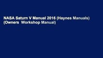 NASA Saturn V Manual 2016 (Haynes Manuals) (Owners  Workshop Manual)