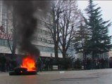 Violentas manifestaciones en Bosnia