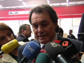 Artur Mas: "El futuro de los catalanes hay que decidirlo en Cataluña"