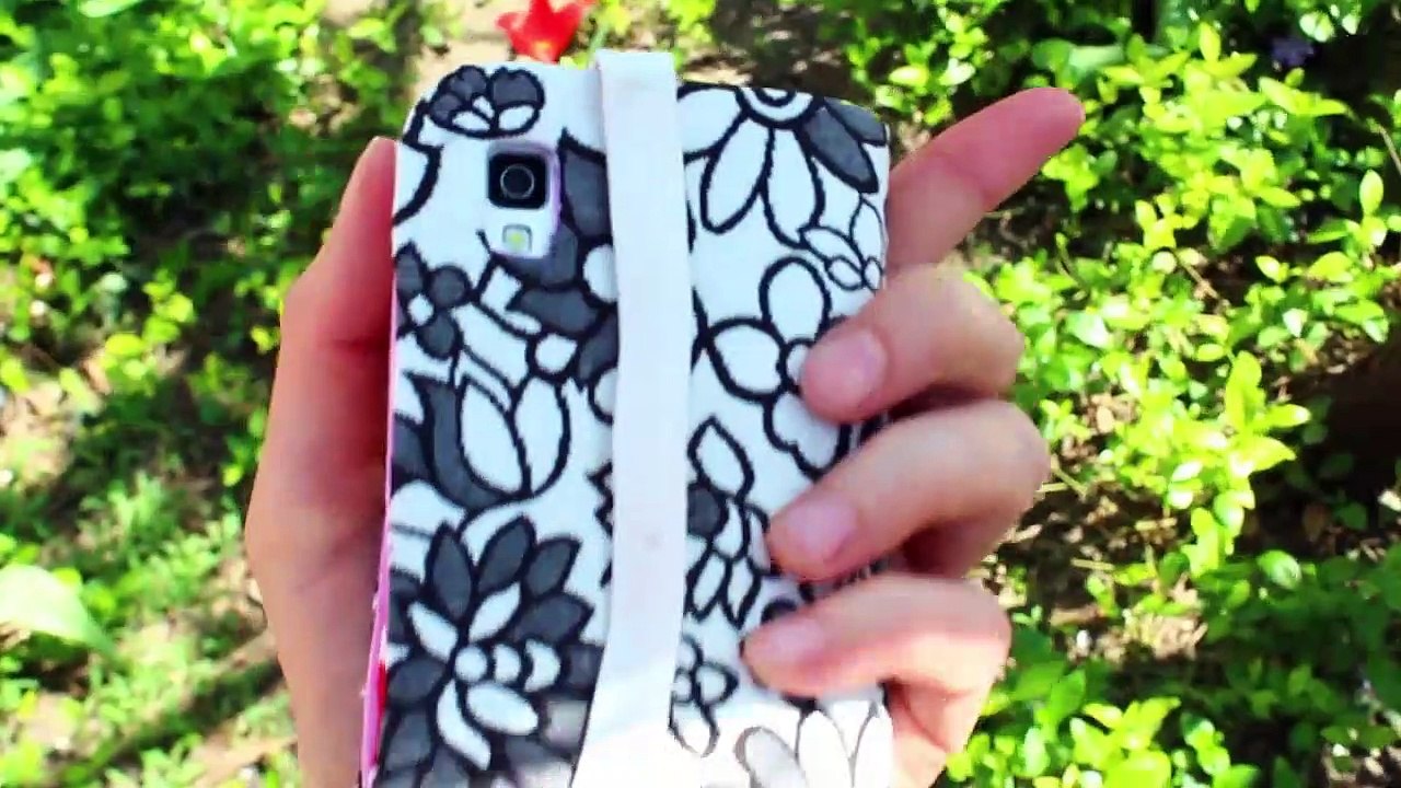 DIY Flip Phone Tutorial Case Easy Way to Make with Credit Cards Holder