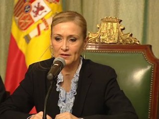 Cifuentes:"Todo mi respeto y apoyo al cuerpo de Bomberos del Ayuntamiento y de la Comunidad de Madrid