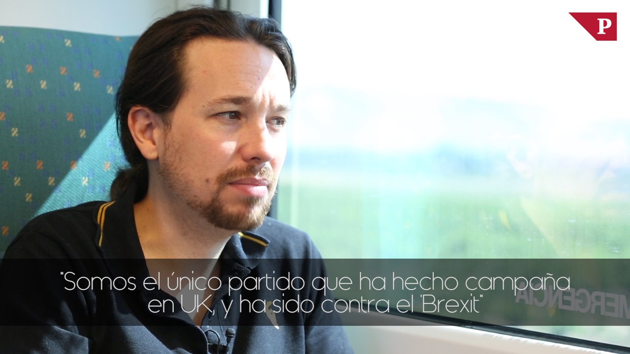 ENTREVISTA CON PABLO IGLESIAS - "Somos el único partido que ha hecho campaña en UK, y ha sido contra el 'Brexit"