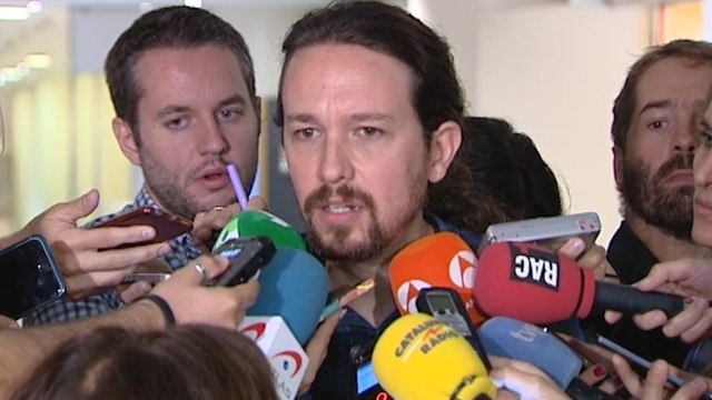 Pablo Iglesias: Mientras yo sea secretario general miraremos al PSOE de igual a igual