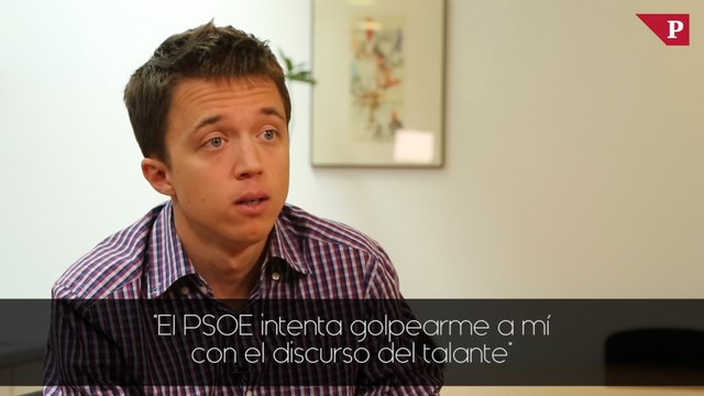 Iñigo Errejón - El PSOE intenta golpearme a mí con el discurso del talante