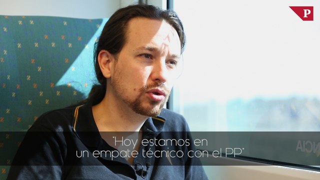 ENTREVISTA CON PABLO IGLESIAS - Hoy estamos a un empate técnico con el PP