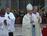 El Papa Francisco oficia la primera misa de 2014