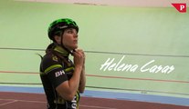 Lecciones de Helena Casas sobre ciclismo en pista