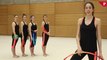 Lecciones del equipo español de gimnasia rítmica
