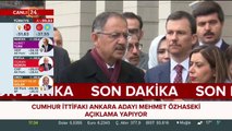 Mehmet Özhaseki konuşuyor
