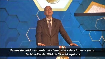 Infantino asegura que el aumento de selecciones a partir del Mundial de 2026 es "un impulso para el desarrollo del fútbol"