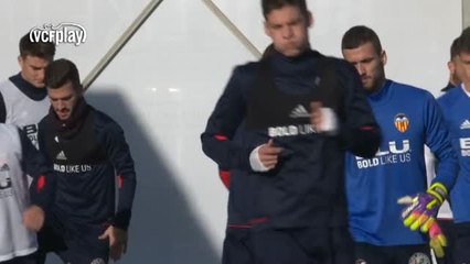 El Valencia prepara la eliminatoria de la Copa del Rey