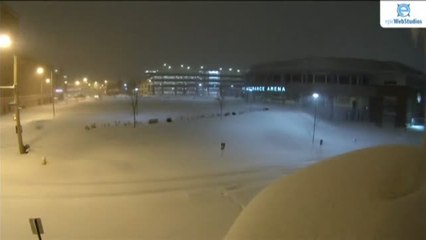 Espectaculares imágenes de la gran nevada de Erie en Pensilvania (EEUU)